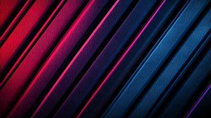 Obraz premium Abstract Diagonal Stripes Red Blue Texture Design