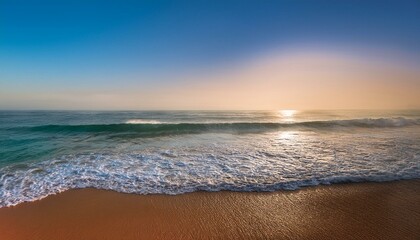 Fototapeta premium Warm Light Coastal Background