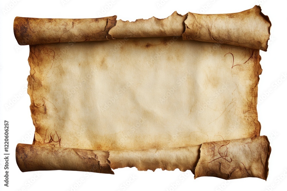 Poster a blank parchment texture with soft, natural tones and subtle grainy details. the background is empt