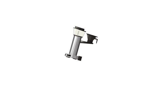 Coffee or tea maker icon. coffee makers icon animation. food and drink concept. 
