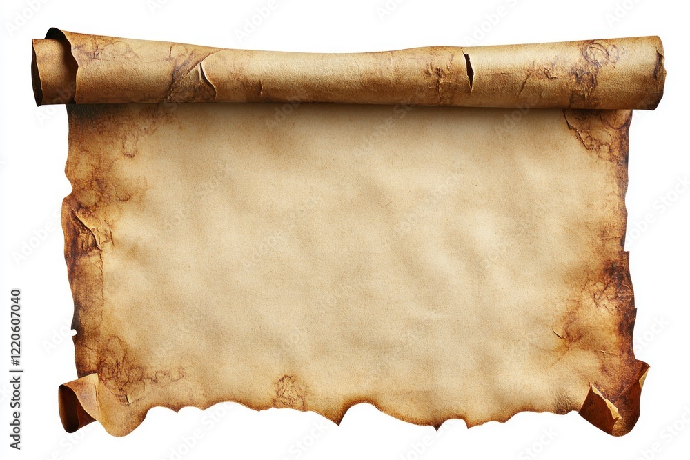 Poster a blank parchment texture with soft, natural tones and subtle grainy details. the background is empt