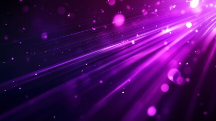 Fototapeta premium A close-up of the purple light beam on stage, creating an abstract background with blurred motion and dynamic effects. 