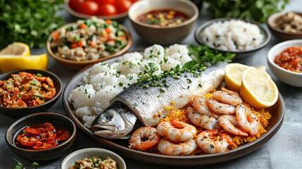  seafood restaurant with cantonese steamed fish and salt and pepper squid