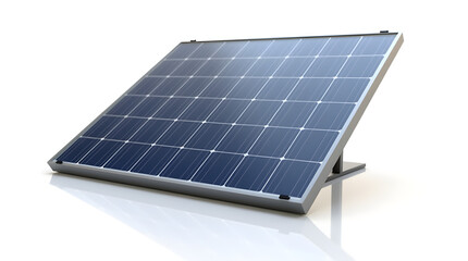 Solar panel isolated on white background