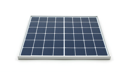Solar panel isolated on white background