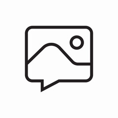 photo message Picture image photo icon vector sign