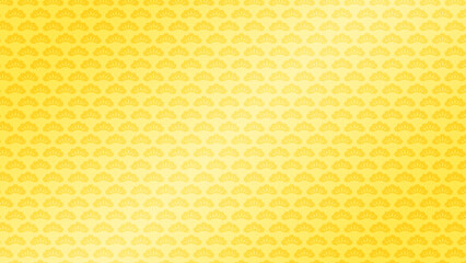 金色の笠松パターン背景