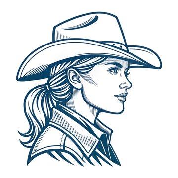recommend clip art: Cowboy Hat line art, Cowgirl and Cowboy Hat SVG