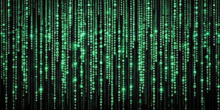 Terminal with matrix effect on black background, coding, linux terminal,  coding,linux terminal