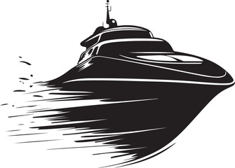 silhouette of a boat