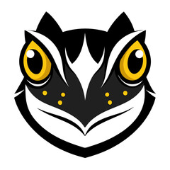 owl on white background