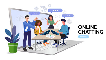 business people working together