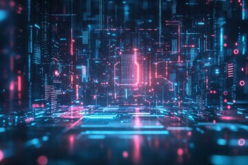 Obraz premium Artificial intelligence and futuristic technology