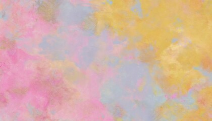 Abstract painted background in soft yellow, pink and purple hues, perfect for dreamy and romantic projects