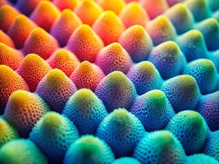 Close-up Macro Shot of Soft Foam Sponge Cushion Texture - Abstract Background
