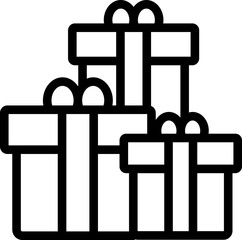 Presents Line Icon