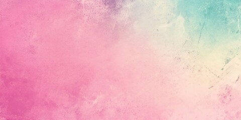 Soft pink and green pastel colors blend together on a textured background, creating a dreamy and romantic atmosphere