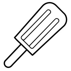 Elegant Popsicle Line Illustrations