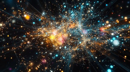 Cosmos wallpaper created with generative Ai technology