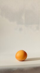 Serene Minimalist Composition with a Single Yellow Sphere