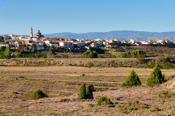 VISTA DE LA POBLACI&Oacute;N DE SARRI&Oacute;N. TERUEL. ESPA&Ntilde;A