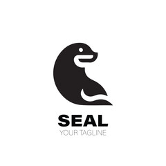 Seal Logo. Seal Logo Design. Seal Logo Brand. Seal Logo Vector Design Isolated on White Background