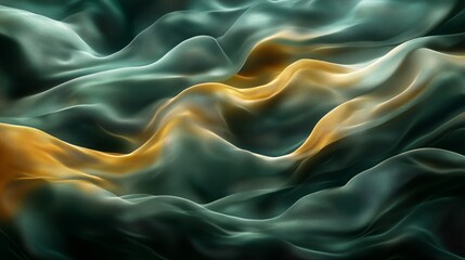 Fototapeta premium Flowing Waves and Textures in Soft Light and Color