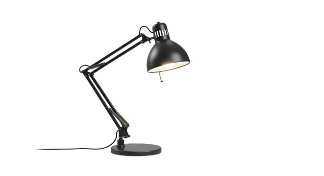 Black Adjustable Desk Lamp Modern Office Lighting