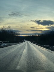 road in winter