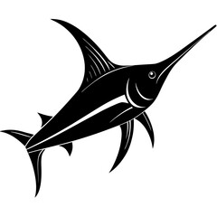 Swordfish isolated on white background