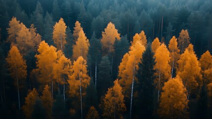 autumn in the mountains