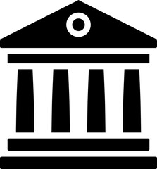 Courthouse Glyph Icon