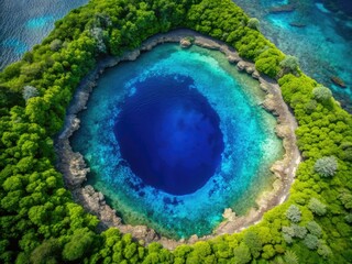 Explore Guam's Blue Hole, descend into the Marianas Trench's abyss, a Pacific Ocean scuba diving adventure.