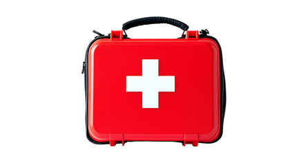 Red First Aid Kit Case Medical Emergency Supplies