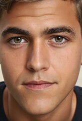 Obraz premium portrait of a man, close-up on face of a guy