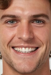 Obraz premium portrait of a man, close-up on face of a guy