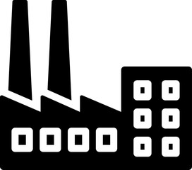 Factory Glyph Icon