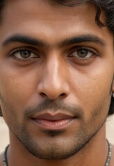 Obraz premium portrait of a man, close-up on face of a guy