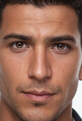 Obraz premium portrait of a latino man, close-up on face of man