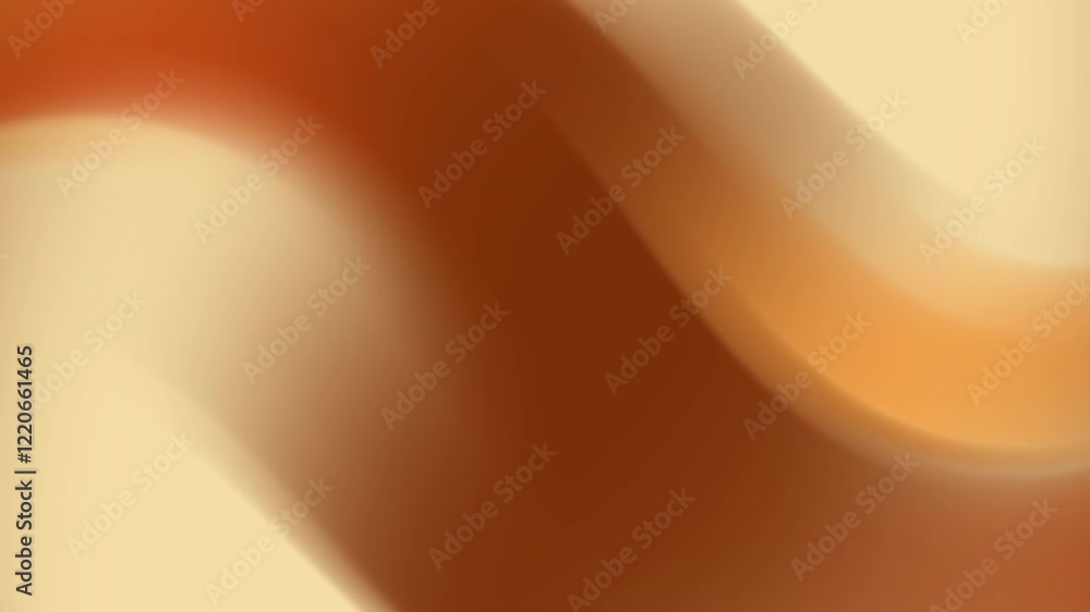Poster Abstract animation of a smooth gradient transition between shades of brown and beige. The colors blend seamlessly, creating a calming and minimalist visual effect.