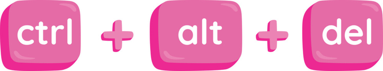 Fototapeta premium CTRL+alt+del