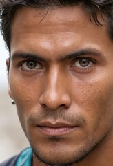 Obraz premium close up portrait of a man, peruvian guy