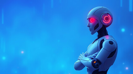 Fototapeta premium futuristic robotic technology