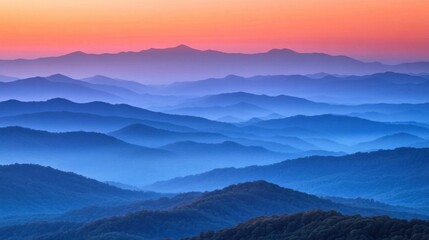 Obraz premium Dreamy Sunset with Soft Gradients in Background