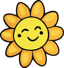 Springs Flower season illustration