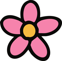 Springs Flower season illustration