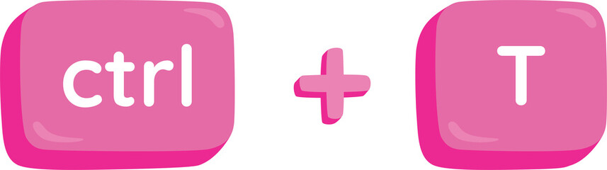 Obraz premium CTRL + t