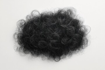 Dynamic Black Crayon Scribbles Create Chaotic Patterns on a Stark White Backdrop