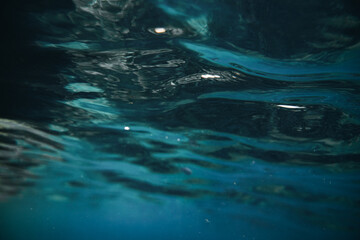 Textura del mar desde dentro