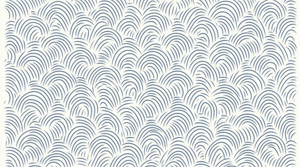 Obraz premium seamless pattern of simple spirals and smooth circular lines creating neat and elegant design, ideal for backgrounds, textiles, or wallpapers